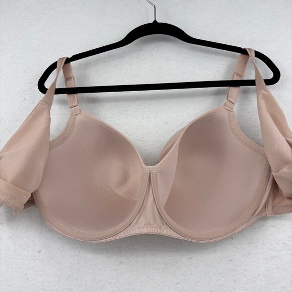 Torrid Curve Bra Size 46DD Beige Nude Lightly Lined Balconette Underwire - Picture 5 of 6
